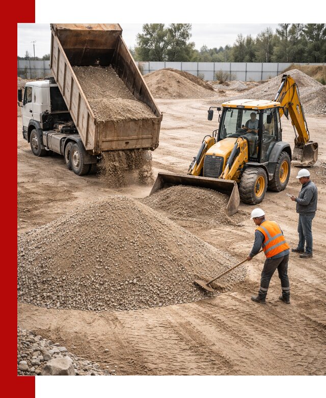 Поставка и доставка ПГС С4 в мешках и самосвалах в Королёве