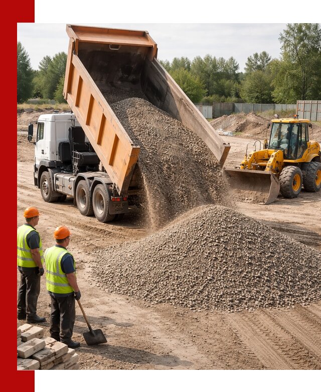 Доставка щебёночно-песчаной смеси ЩПС С7 в Королёве