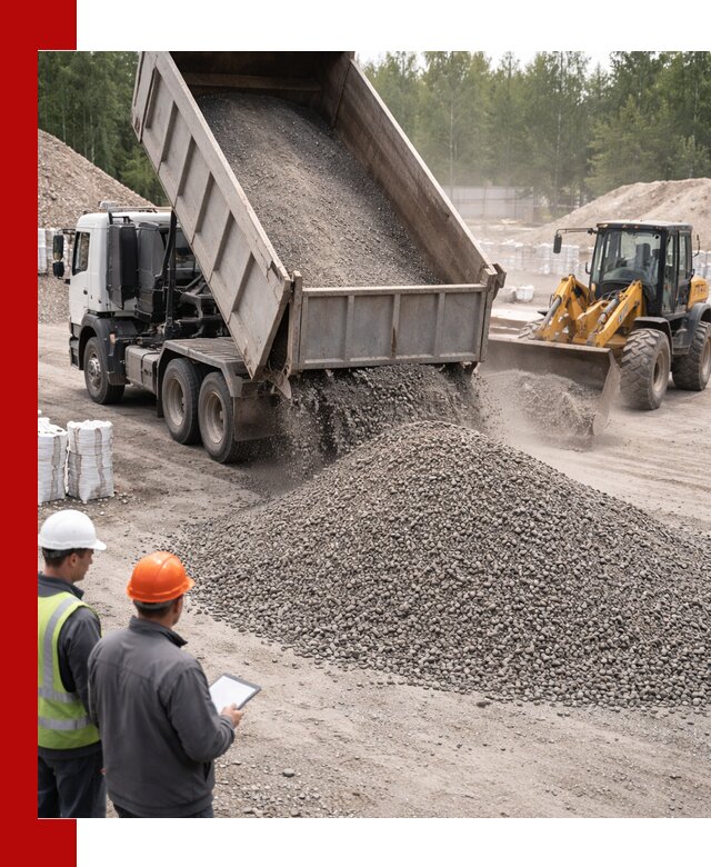 Доставка и продажа гранитного отсева 0-10 в Королёве