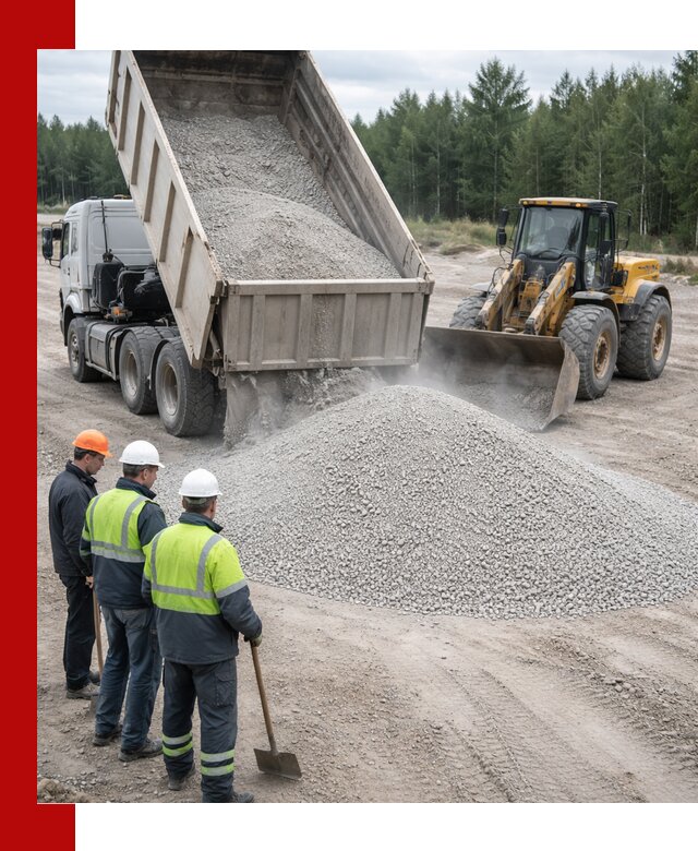 Известняковый отсев 0-5 доставка в Королёве быстро и выгодно