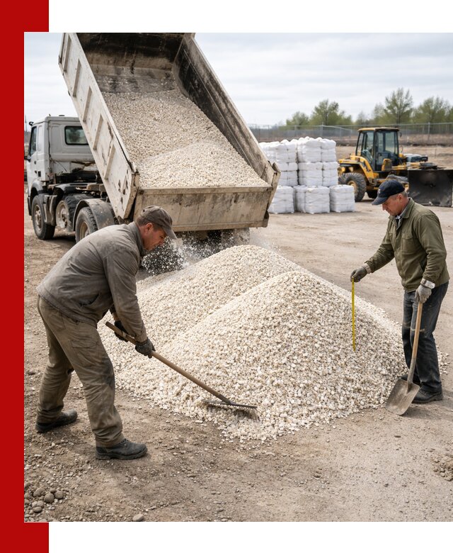 Мраморная крошка с доставкой и разгрузкой в Королёве