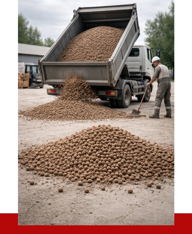 Керамзит с доставкой в Королёве от 4367 р. за м3 | ПРОНЕРУДКор