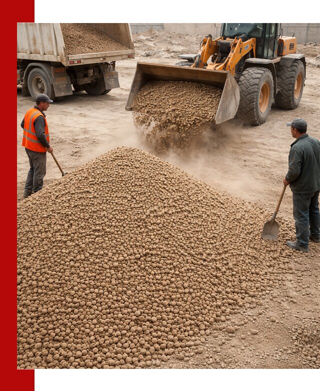 Керамзит фракция 10-20 с доставкой в Королёве