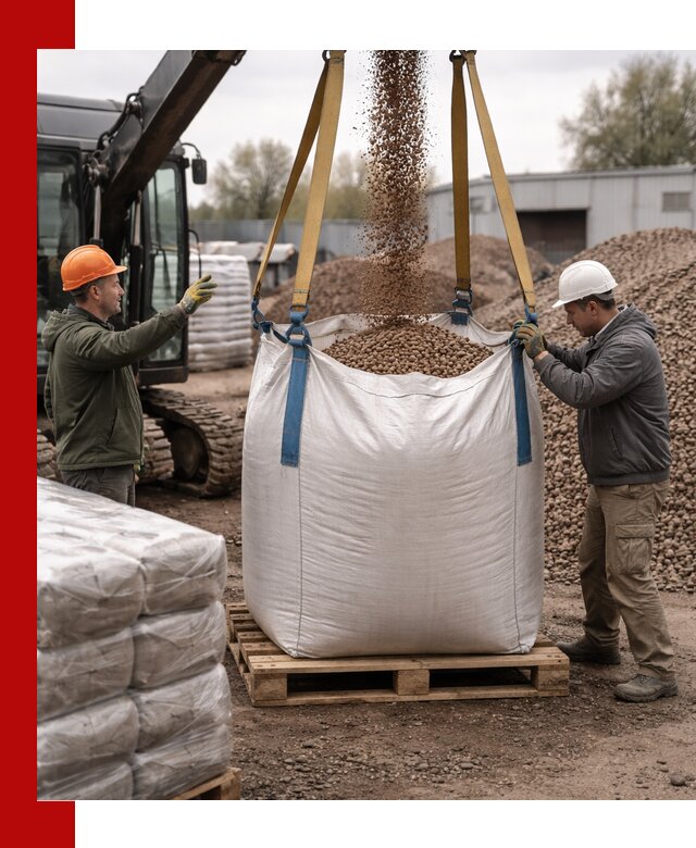 Керамзит в биг-бегах с доставкой в Королёве