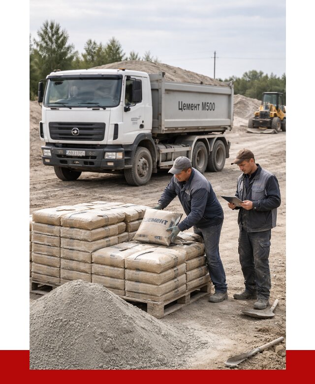 Купить цемент м500 с доставкой в Королёве от 5406 р. | ПРОНЕРУДКор
