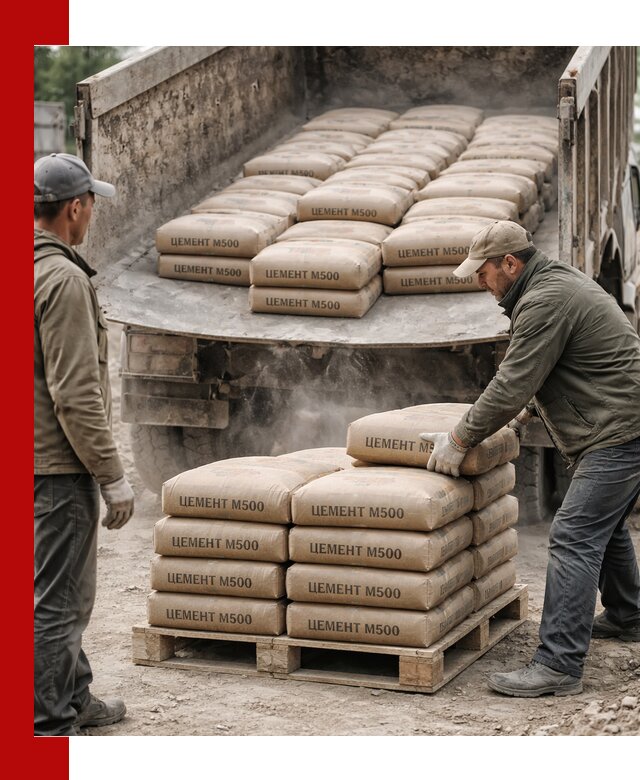 Цемент М500 с доставкой самосвалом в Королёве