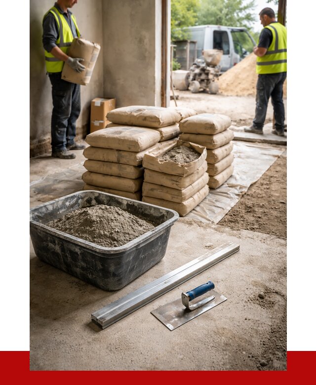Купить сухую смесь для стяжки в Королёве от 4679 р. | ПРОНЕРУДКор