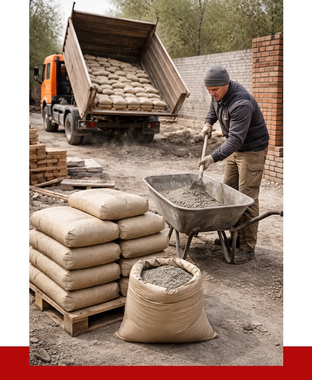 Купить сухую смесь для кладки в Королёве от 1248 р. | ПРОНЕРУДКор