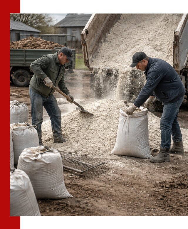 Доставка извести пушонки в Королёве оптом и мелким оптом