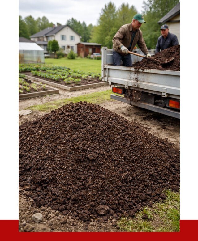 Плодородный грунт в Королёве с доставкой от 4367 р. | ПРОНЕРУДКор