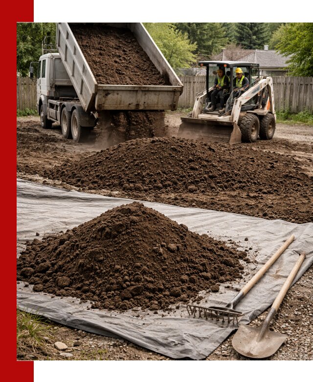 Грунт для отсыпки участка с доставкой в Королёве