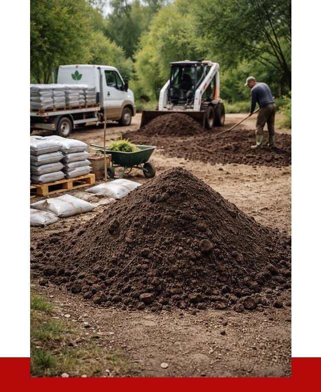 Грунт для озеленения с доставкой в Королёве от 1871 р. | ПРОНЕРУДКор