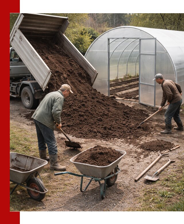 Грунт для теплицы с доставкой в Королёве — плодородный субстрат под растения