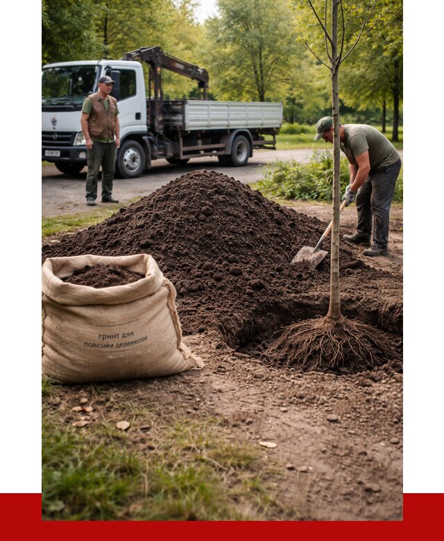 Грунт для посадки деревьев в Королёве от 1248 р. | ПРОНЕРУДКор