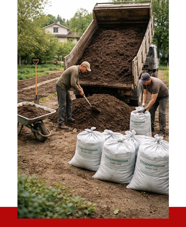 Плодородная смесь в Королёве от 4367 р./куб с доставкой | ПРОНЕРУДКор