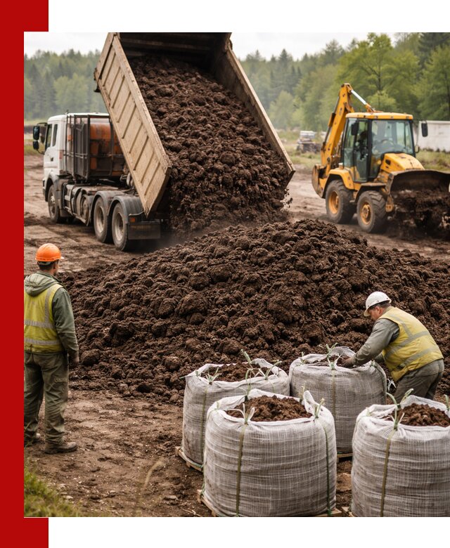 Доставка нейтрального торфа в Королёве оптом и в розницу