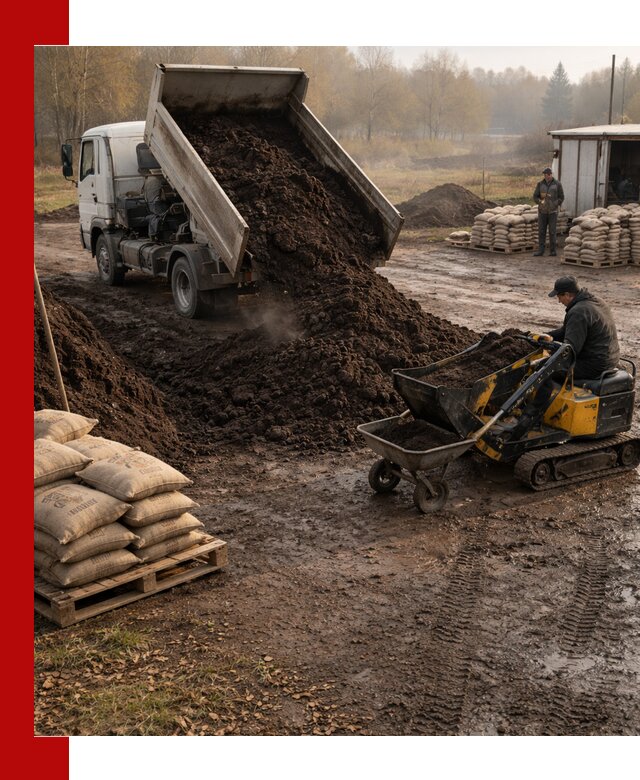 Кислый торф в доставке по выгодным ценам в Королёве