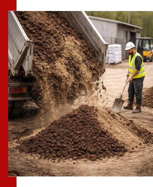 Доставка торфо-песчаной смеси в Королёве для строительства и озеленения