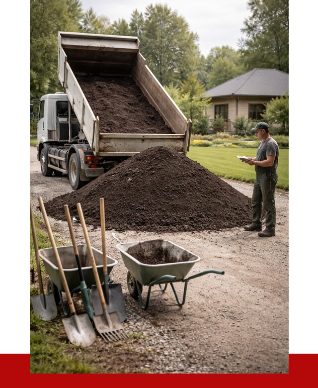 Купить чернозем с доставкой в Королёве от 1871 р. | ПРОНЕРУДКор