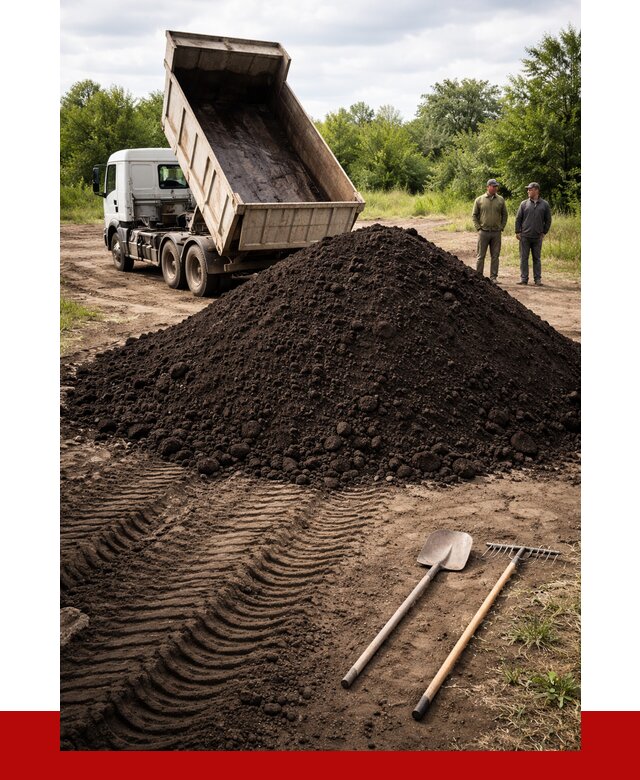 Купить чернозем навалом в Королёве от 1248 р. за куб | ПРОНЕРУДКор