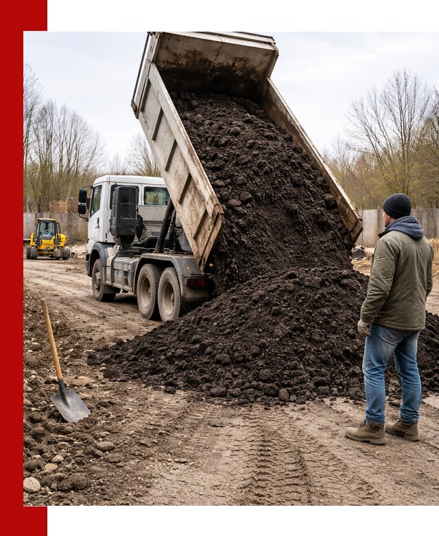 Доставка чернозема навалом в Королёве быстро и выгодно