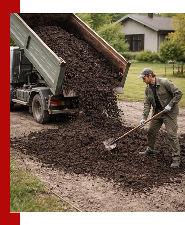 Чернозем для газона с доставкой в Королёве быстро и качественно