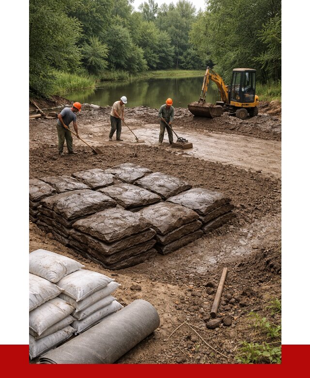 Купить глину для пруда в Королёве от 4679 р. с доставкой | ПРОНЕРУДКор