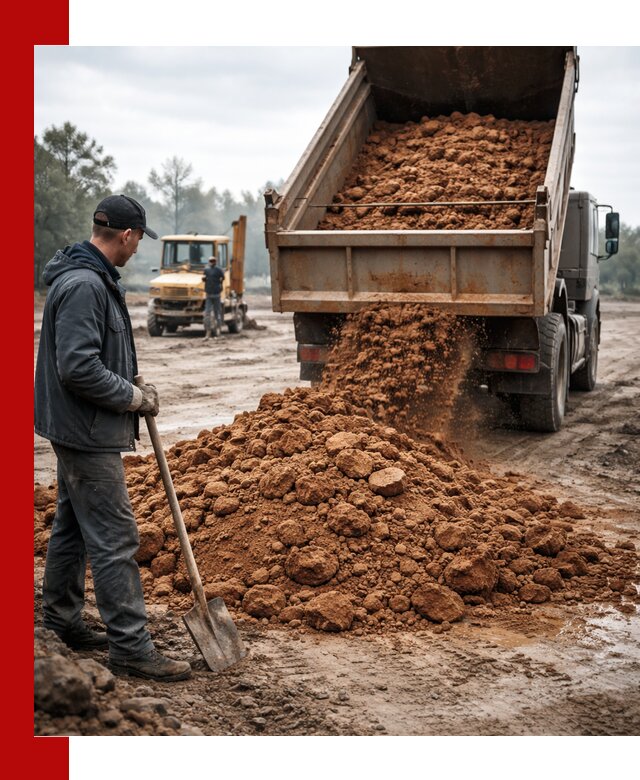Глина для засыпки в Королёве с доставкой самосвалами