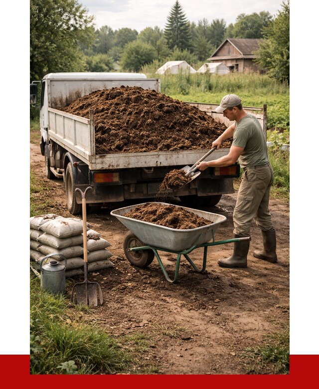 Купить коровий навоз с доставкой в Королёве от 1871 р. | ПРОНЕРУДКор