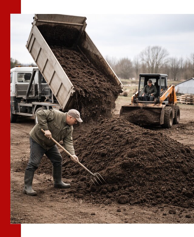 Доставка и продажа перегноя в Королёве быстро и дешево