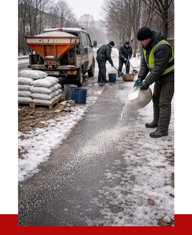 Реагент против гололеда в Королёве с доставкой от 4679 р. | ПРОНЕРУДКор