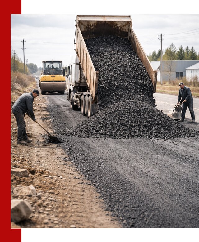 Асфальтовая крошка для дорог в Королёве — поставка и доставка