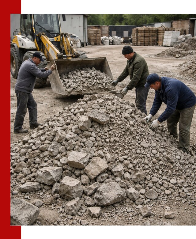 Демонтаж и вывоз бой бетона в Королёве