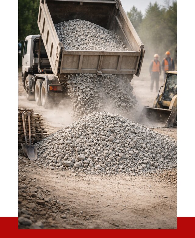 Купить дробленый бетон в Королёве от 1767 р./куб | ПРОНЕРУДКор