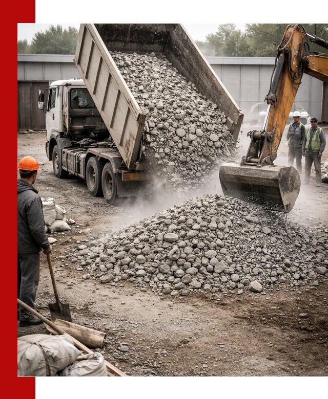 Доставка дробленого бетона в Королёве оптом и в розницу