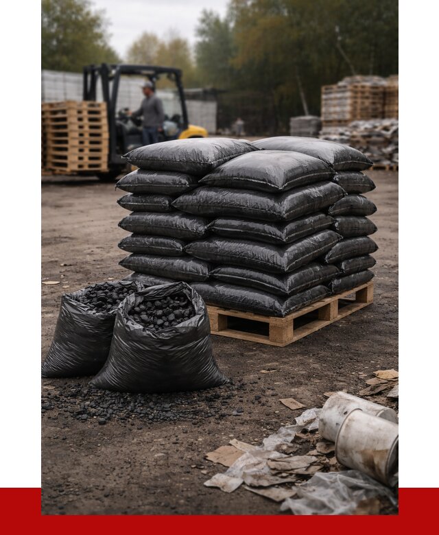 Купить уголь в мешках с доставкой в Королёве от 7798 р. | ПРОНЕРУДКор