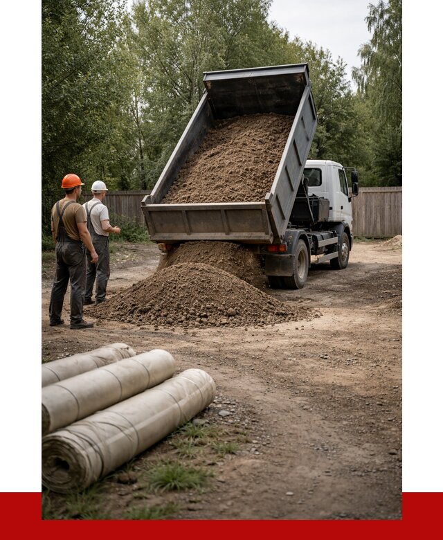Доставка сыпучих материалов самосвалом в Королёв от 4367 р. | ПРОНЕРУДКор