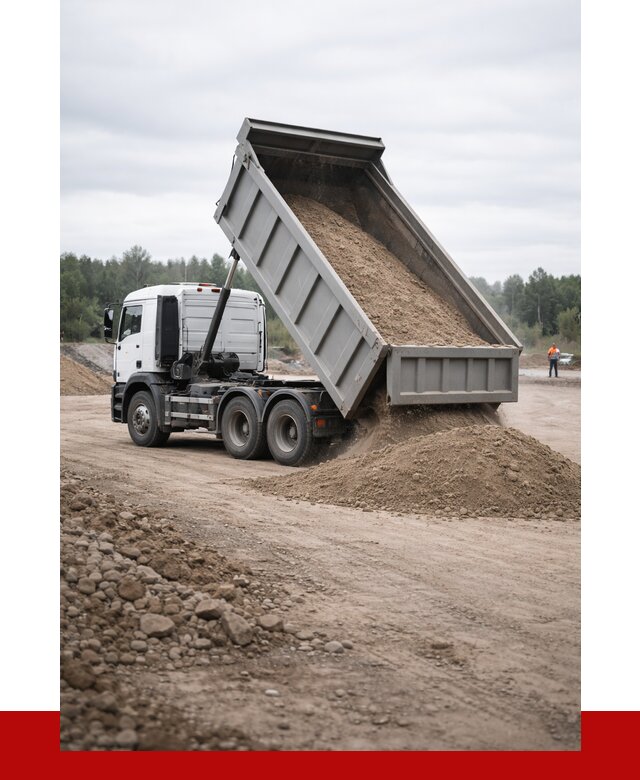 Доставка самосвалом 15 кубов в Королёве от 6758 руб. | ПРОНЕРУДКор