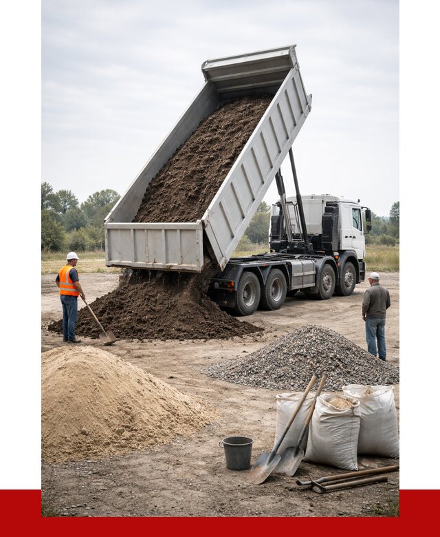 Доставка самосвалом 30 кубов в Королёве от 8837 р. | ПРОНЕРУДКор