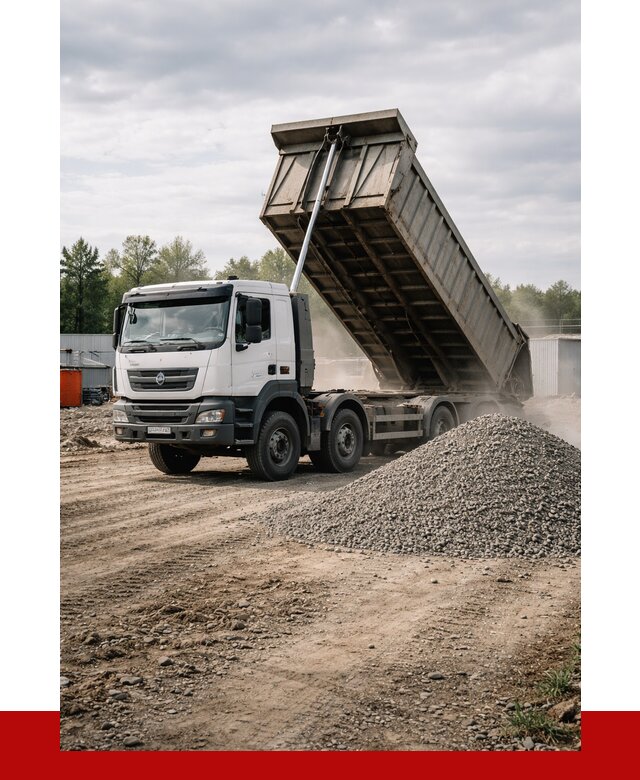 Доставка самосвалом 40 кубов в Королёве от 9357 р. | ПРОНЕРУДКор