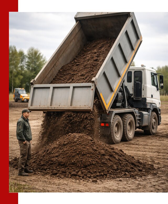 Аренда самосвала с водителем в Королёве для сыпучих грузов и навоза