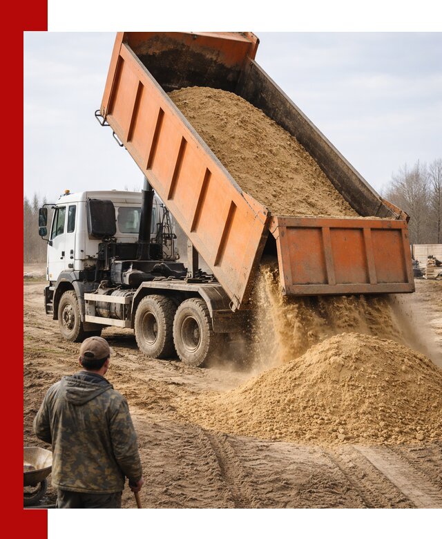 Аренда самосвала 20 тонн для перевозки грузов в Королёве
