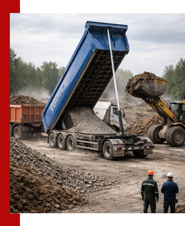 Аренда тонар 40 тонн в Королёве с доставкой материалов
