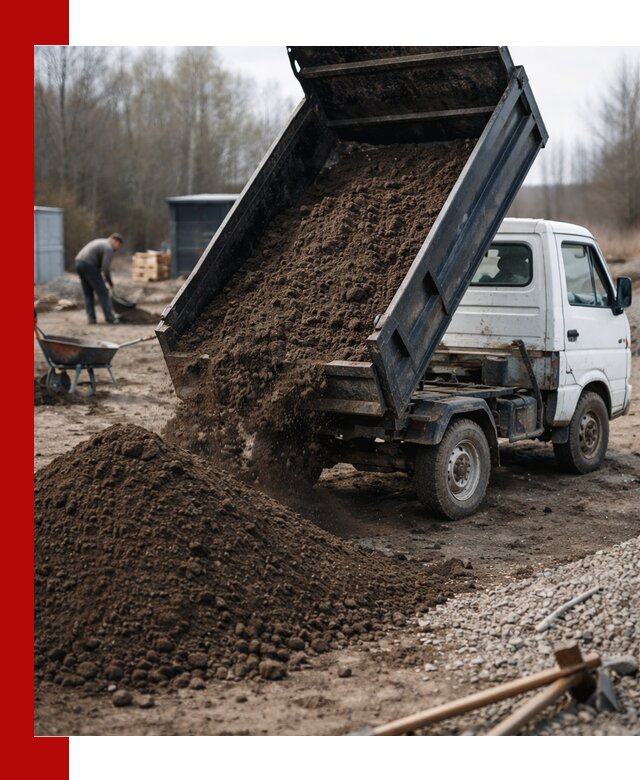 Аренда минисамосвала в Королёве для доставки сыпучих материалов