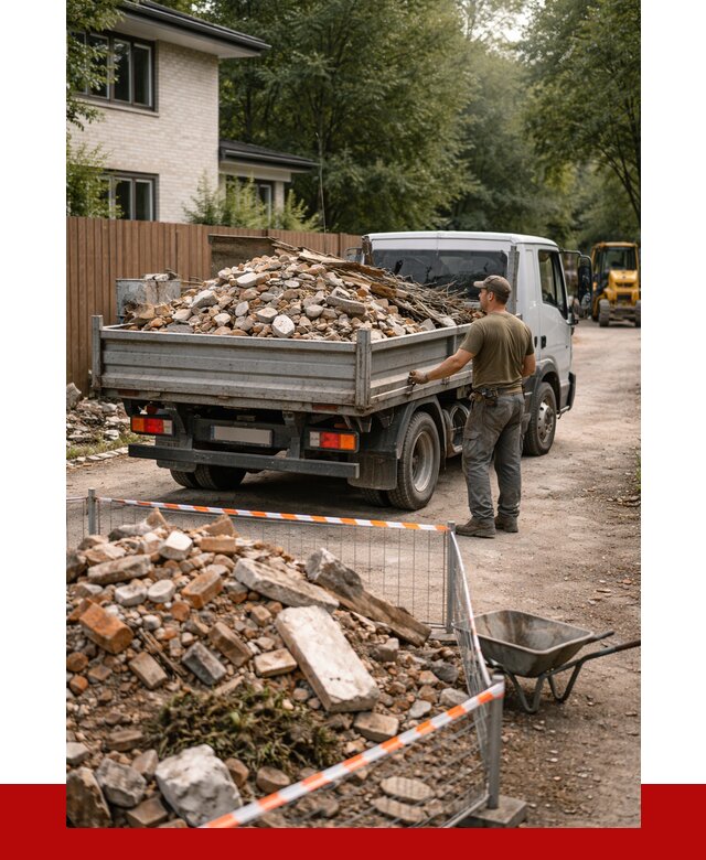 Вывоз строительного мусора с погрузкой в Королёве от 7798 р | ПРОНЕРУДКор