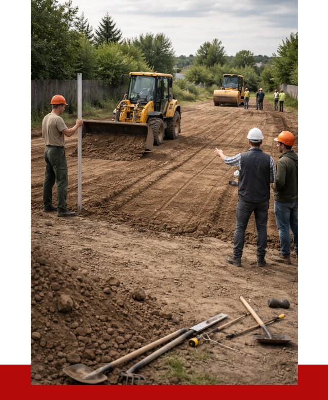 Планировка участка грунтом в Королёве от 4679 р ПРОНЕРУДКор